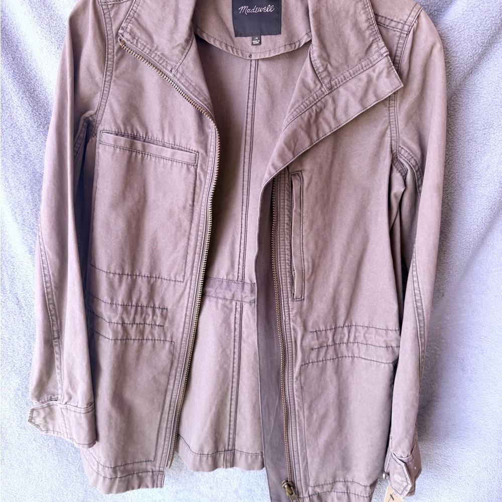 Madewell Women's Utility Jacket in Taupe